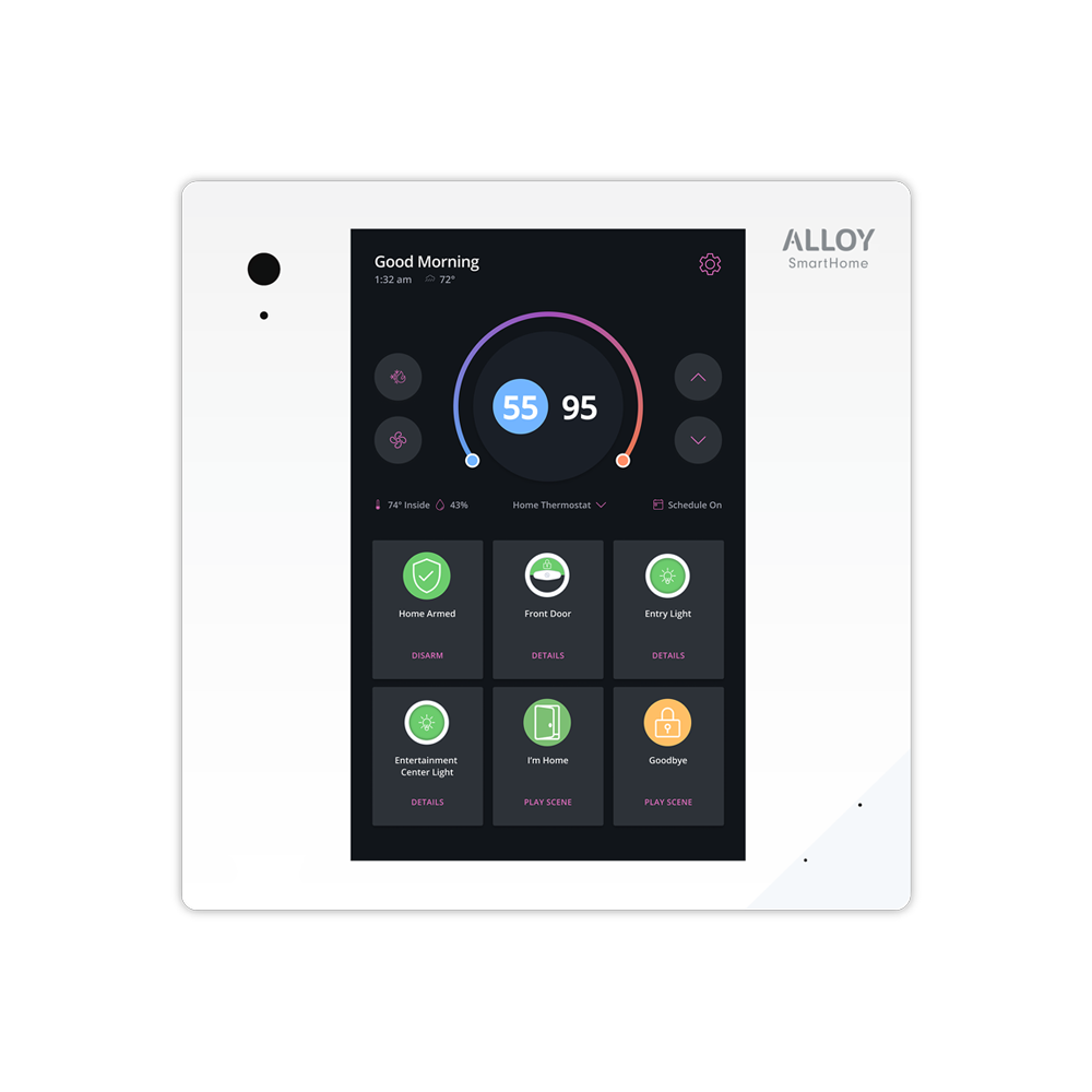 Alloy Fusion Hub + Thermostat | Compatible Hardware | SmartRent