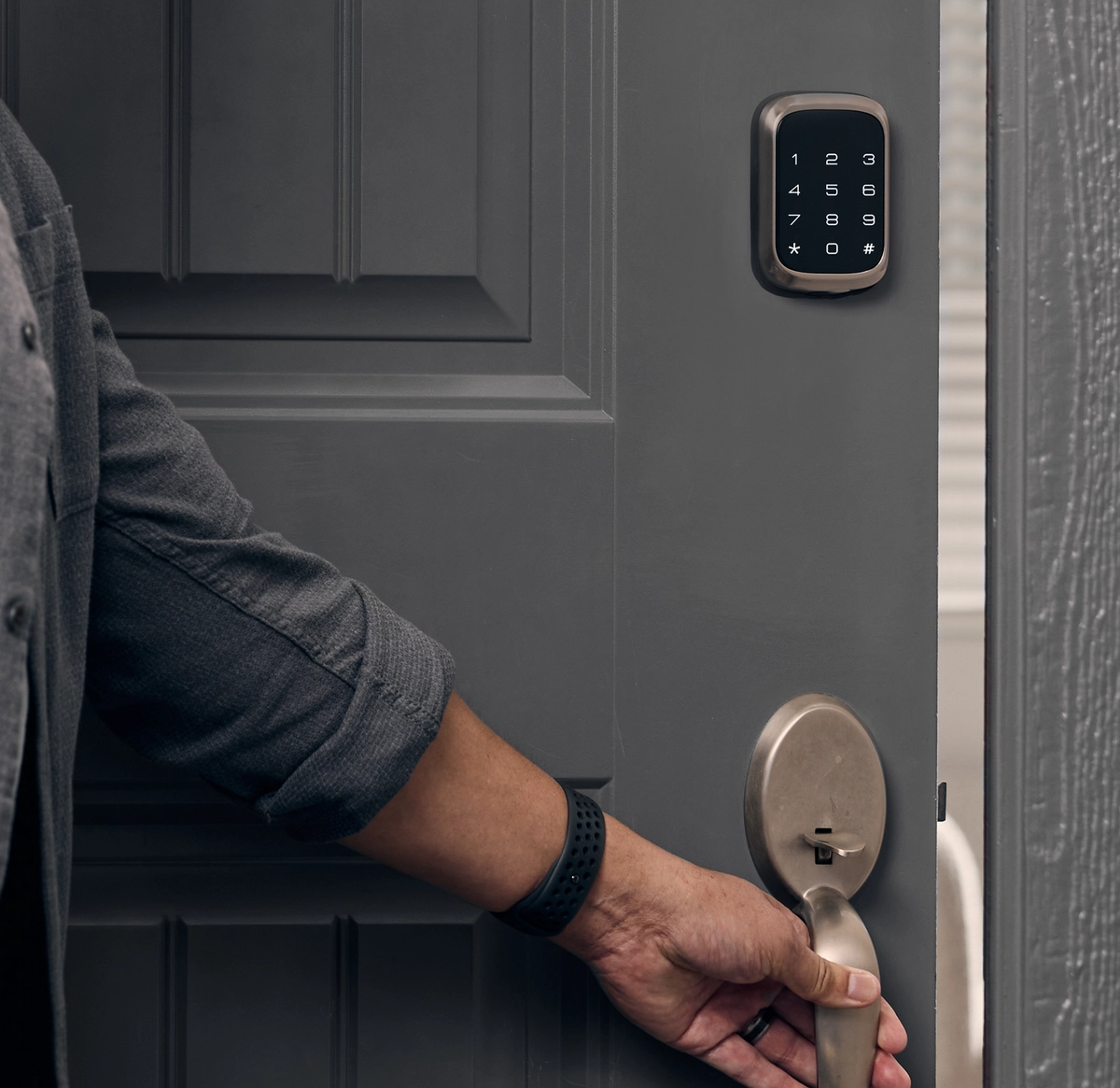Beautiful view of High-Tech Apartment Makeovers With Smart Door Locks