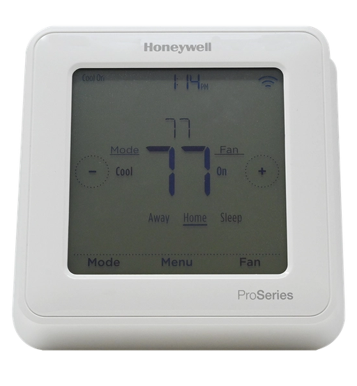 Honeywell T6 Pro thermostat front view