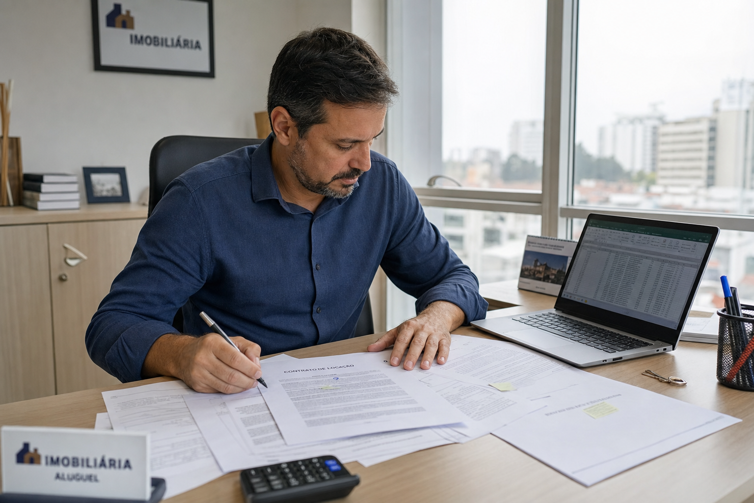 Automação de gestão de aluguel: carteira, cobranças e reajustes