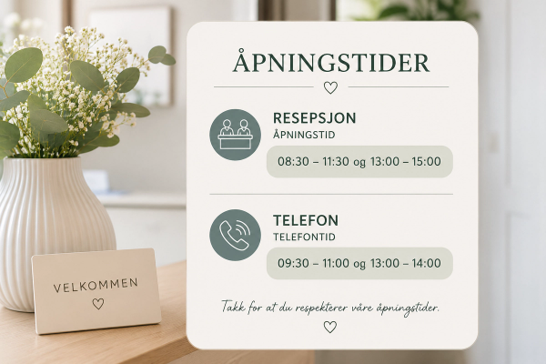 Åpningstider