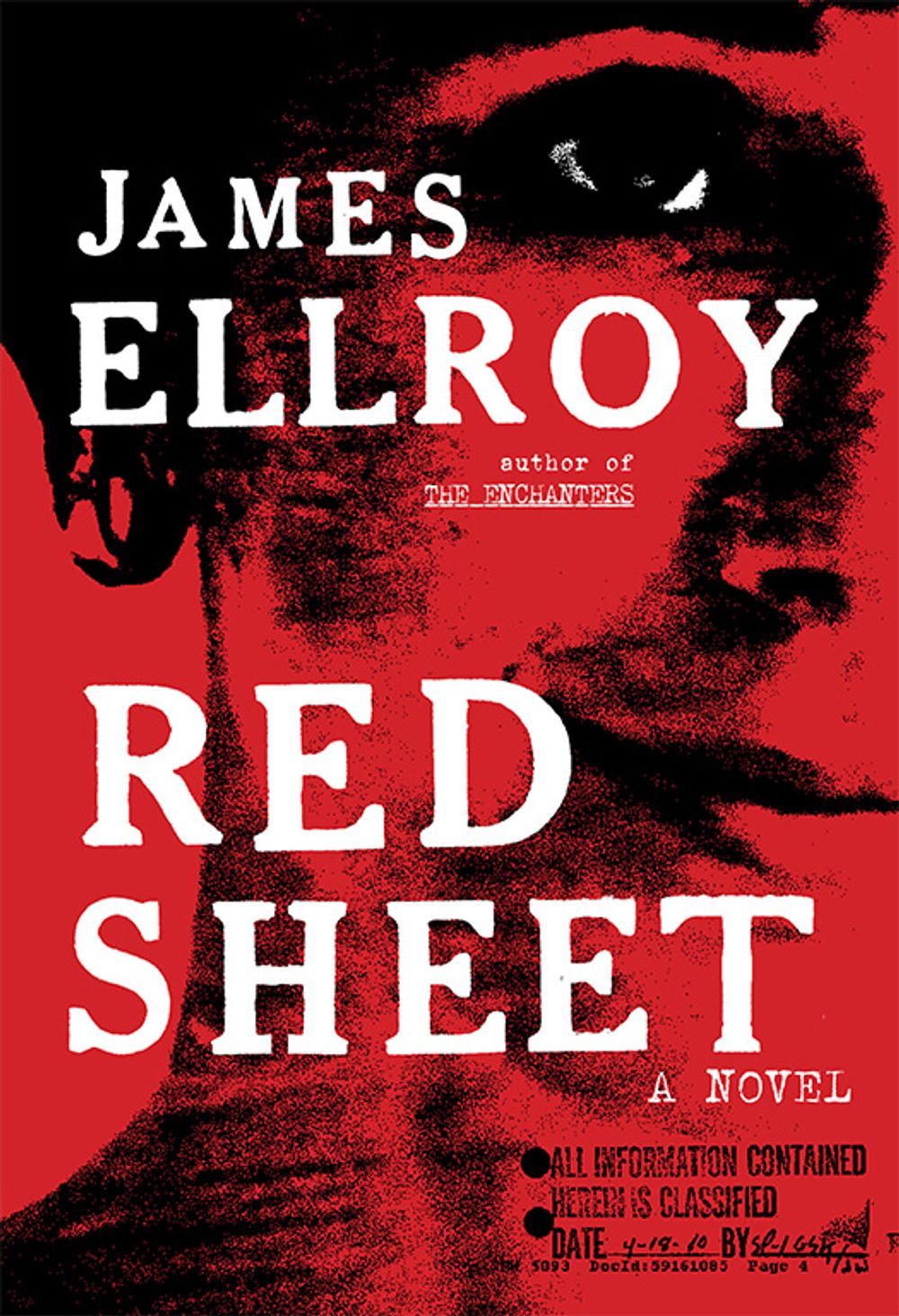cover of James Ellroy's novel Red Sheet