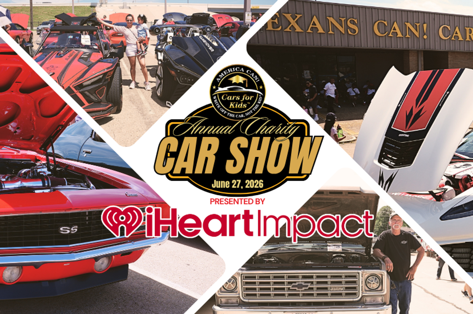 2nd Annual Cars for Kids Charity Car Show – June 27, 2026