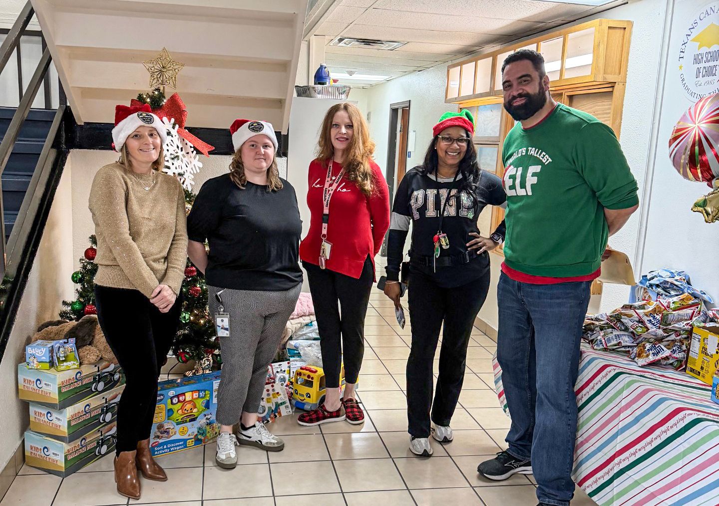 Bringing Holiday Cheer to Student Parents at Texans Can Academies