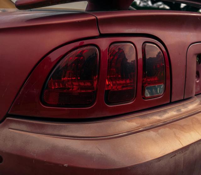 Close-up of a donated vehicle