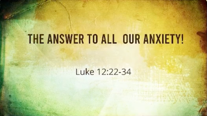 The Answer to All Our Anxiety