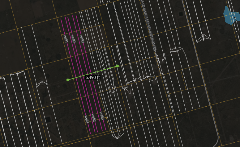 PUD locations can be drawn on a map