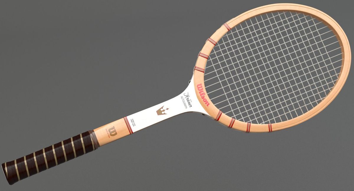 Wilson-Jack-Kramer-Wood-Tennis-Racket