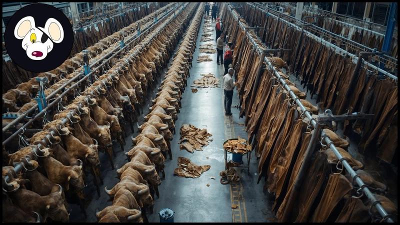 Inside The Buffalo Leather Factory: Farm to Luxury Item MILLION DOLLAR INDUSTRY SECRET- Full Process