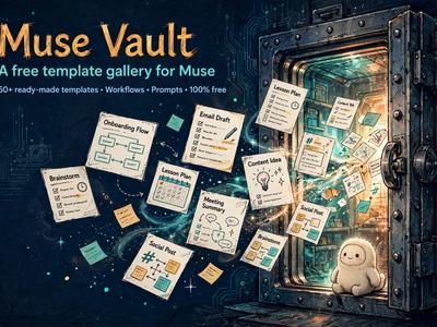 Muse Vault launch artwork