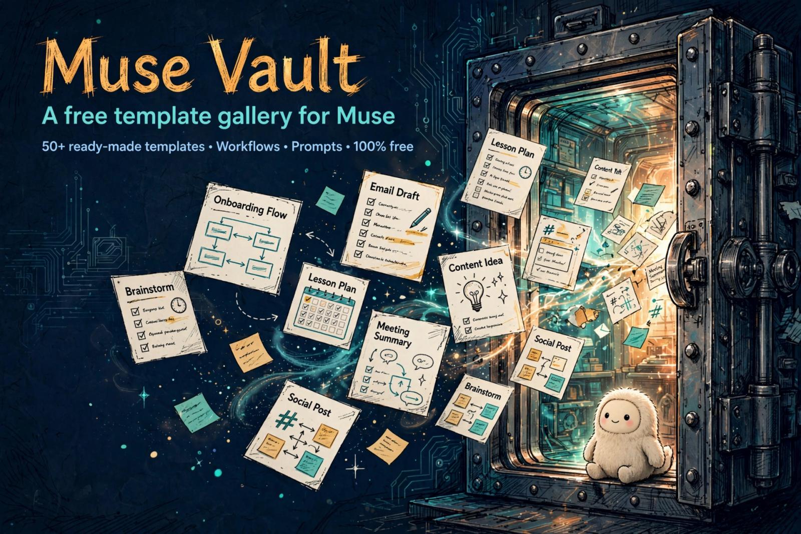 Muse Vault launch artwork