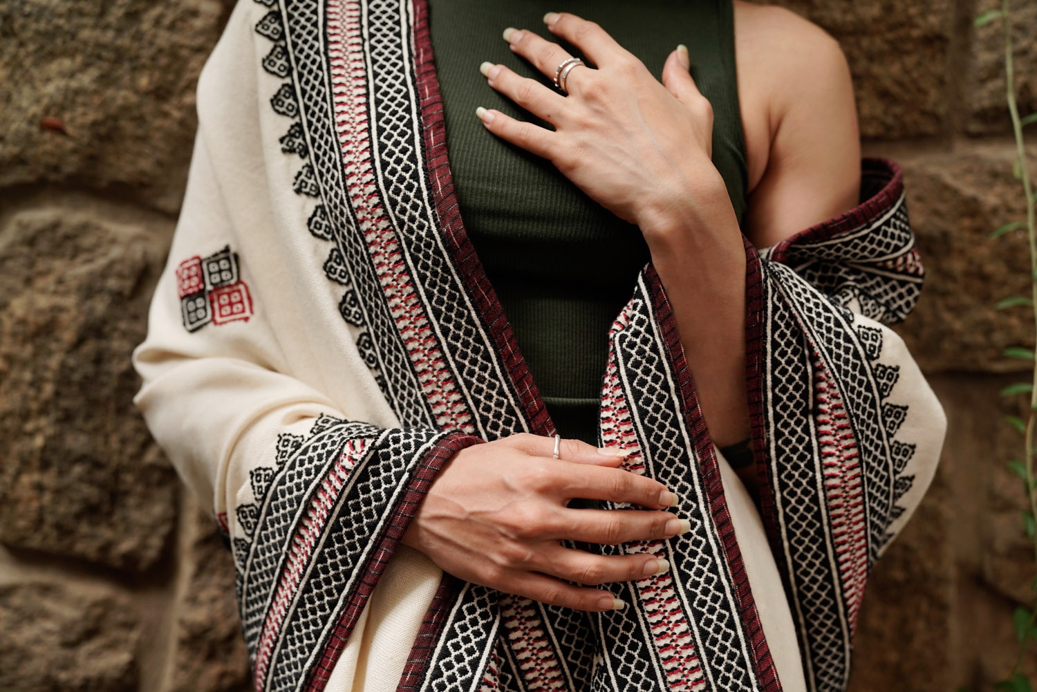 Heirloom Toda Embroidered Shawls