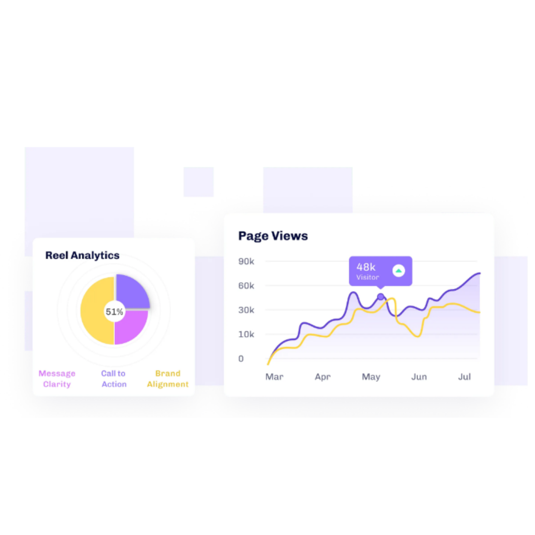 A dashboard showcasing Deepsolv’s analytics and engagement trends.