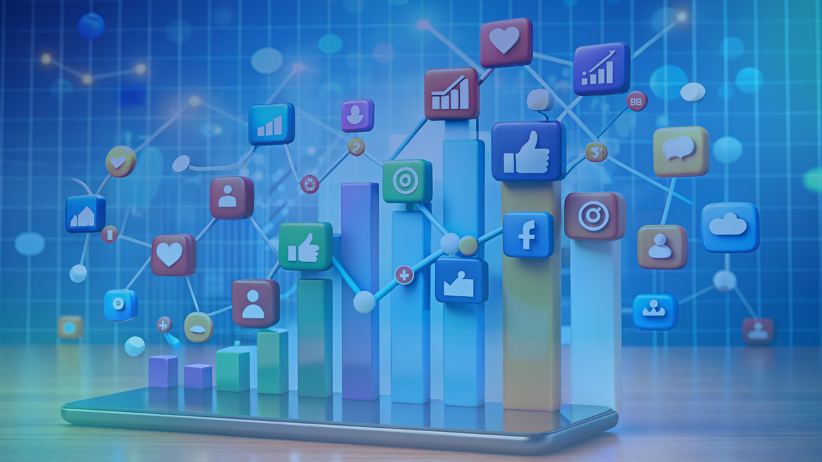 Show screen of social media analytics here