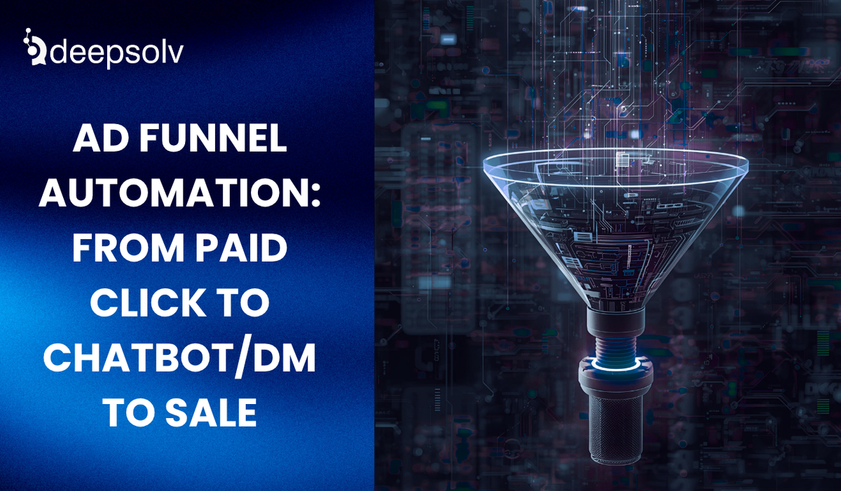 Ad Funnel Automation: From Paid Click to Chatbot/DM to Sale