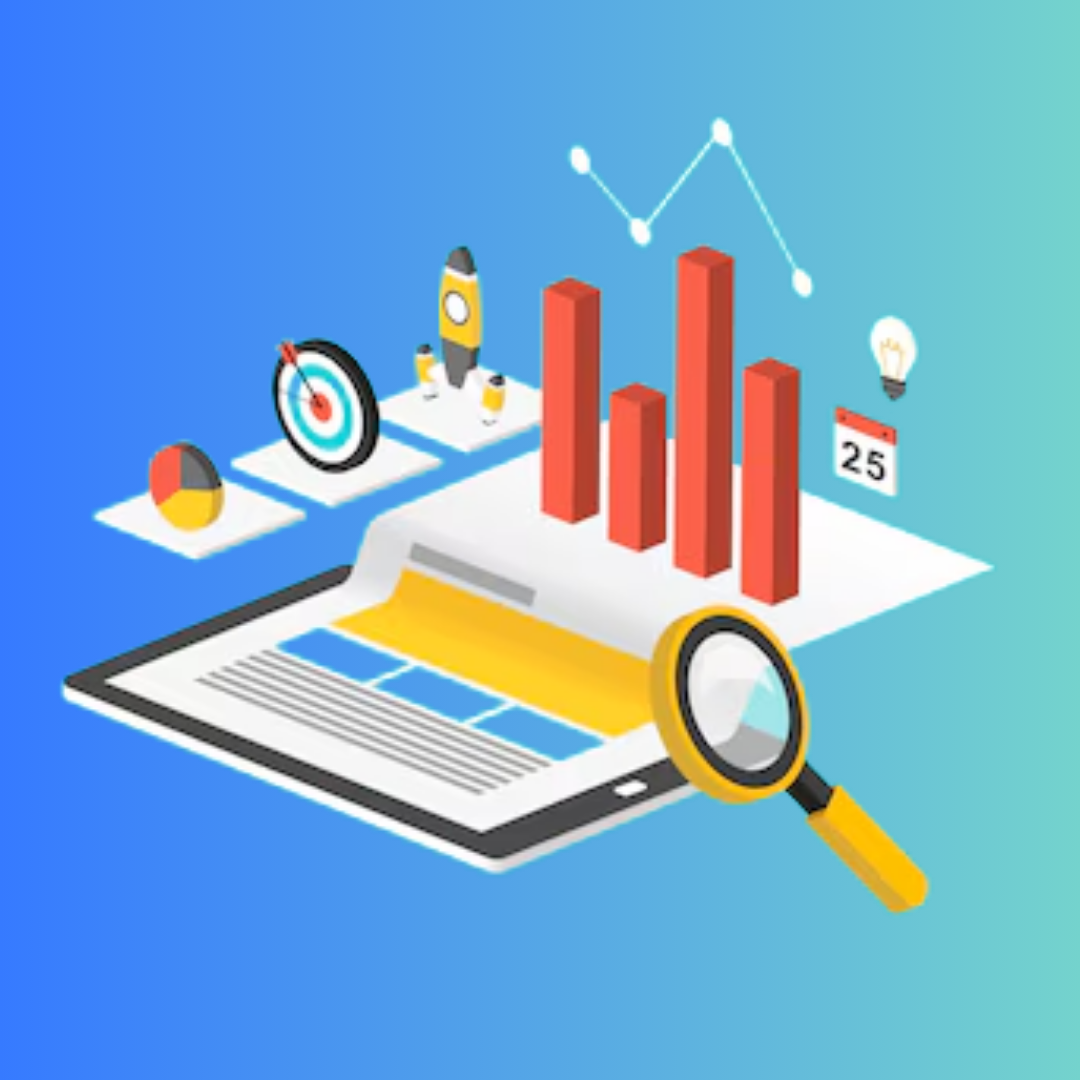 A futuristic AI dashboard displaying content performance analytics and engagement predictions.