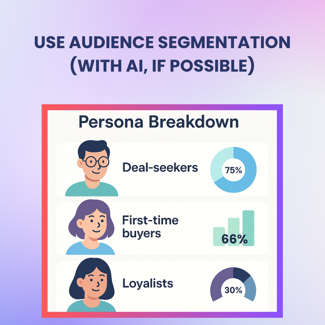 AI-generated audience persona breakdown for better Instagram content targeting