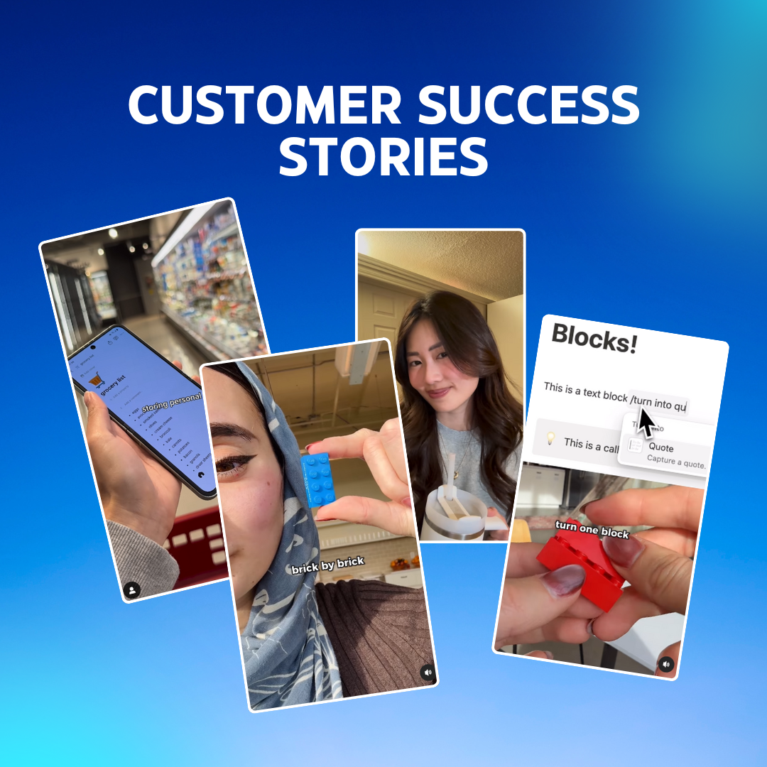 A success story post featuring a customer testimonial and real results.