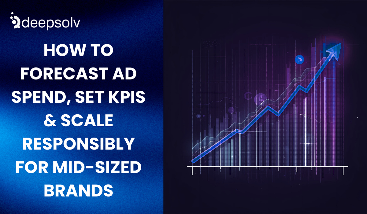 How to Forecast Ad Spend, Set KPIs & Scale Responsibly for Mid-Sized Brands