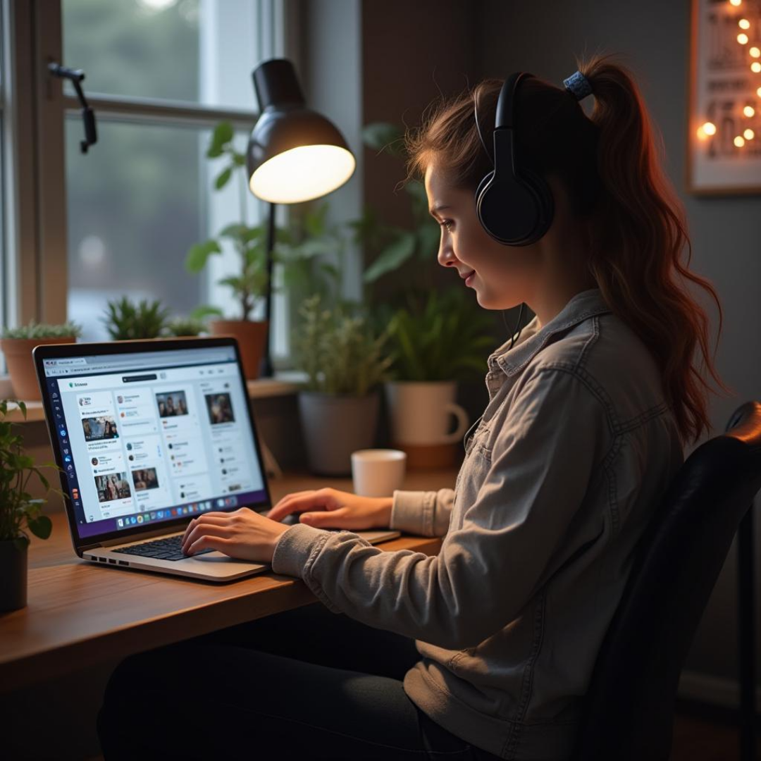 A user being active on multiple platforms