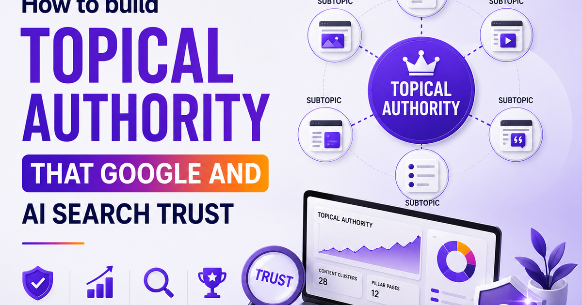 How to build topical authority that Google and AI search trust