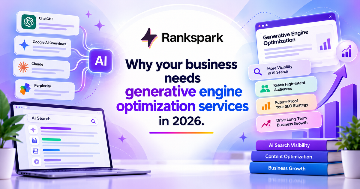 Why your business needs generative engine optimization services in 2026