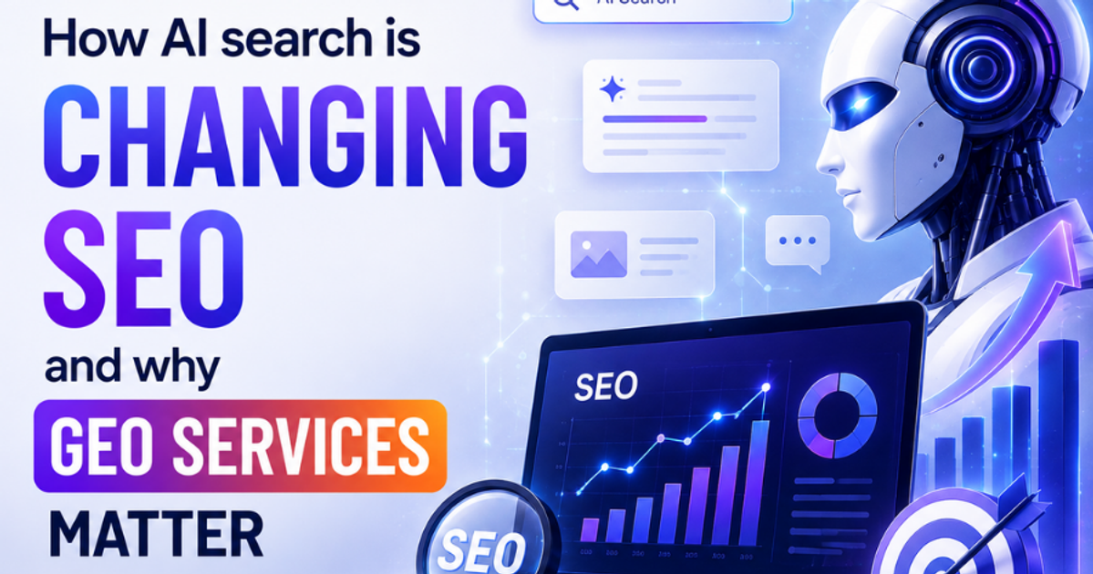 How AI search is changing SEO and why generative engine optimization (GEO) services matter