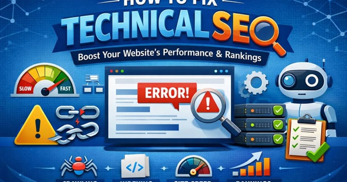 7 Technical SEO Fixes that can improve rankings without creating new content