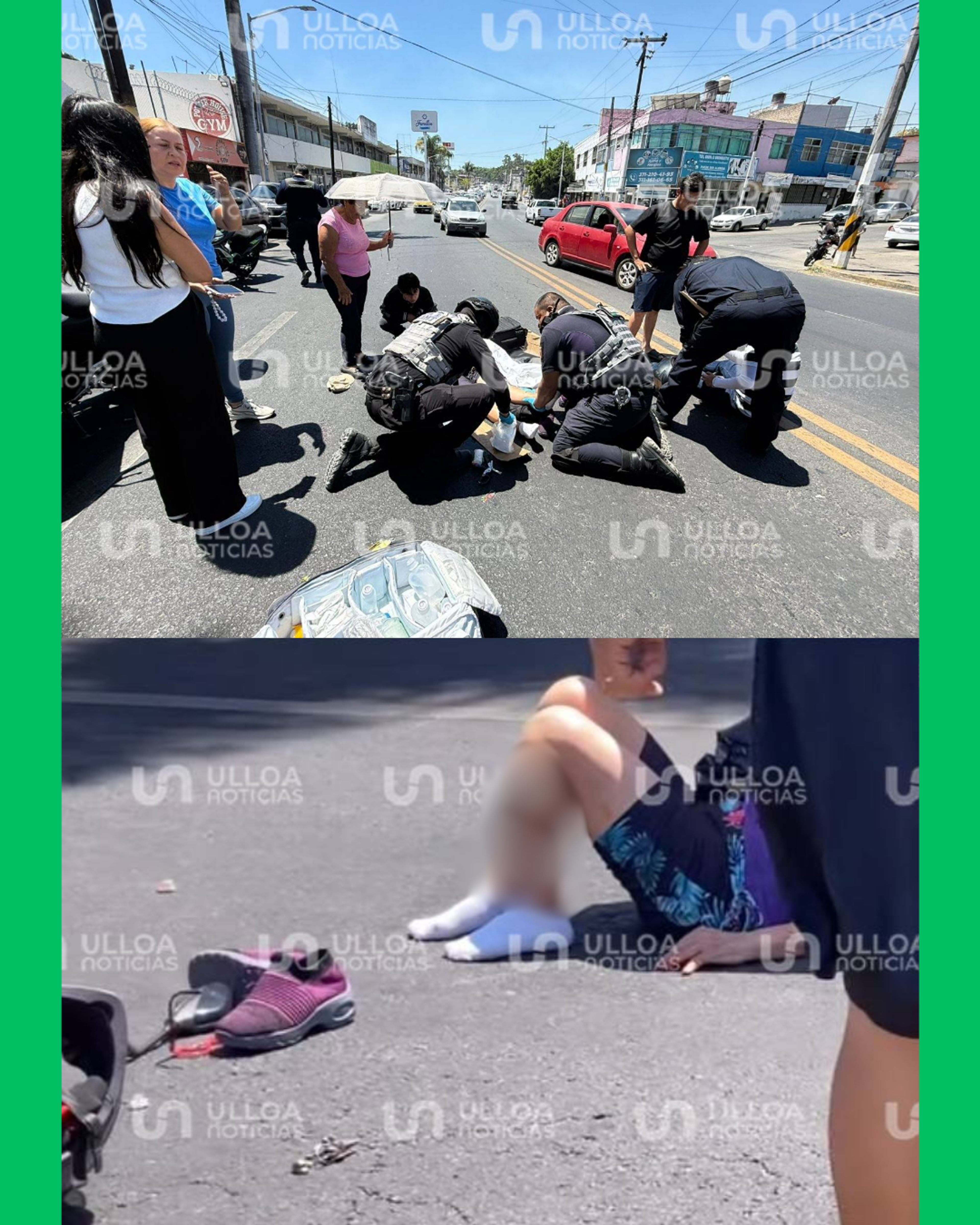 🚨⚠️ MUJER DE LA TERCERA EDAD RESULTA LESIONADA TRAS SER IMPACTADA POR MOTOCICLISTA EN TEPIC