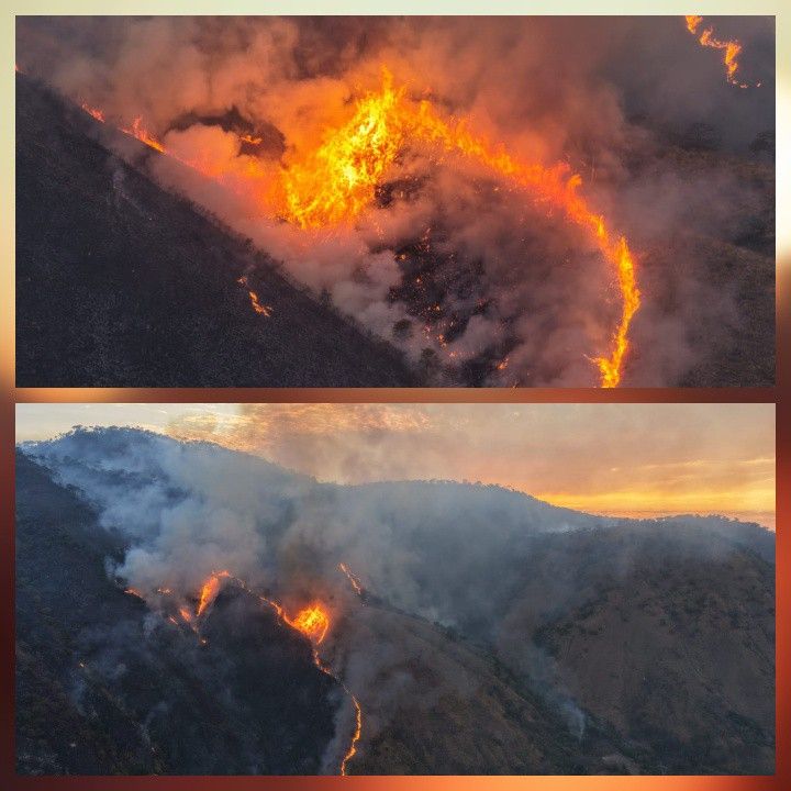 “TODO ESTÁ FRÍAMENTE CALCULADO”… ASEGURAN MIENTRAS EL CERRO SIGUE EN LLAMAS 🔥🗻