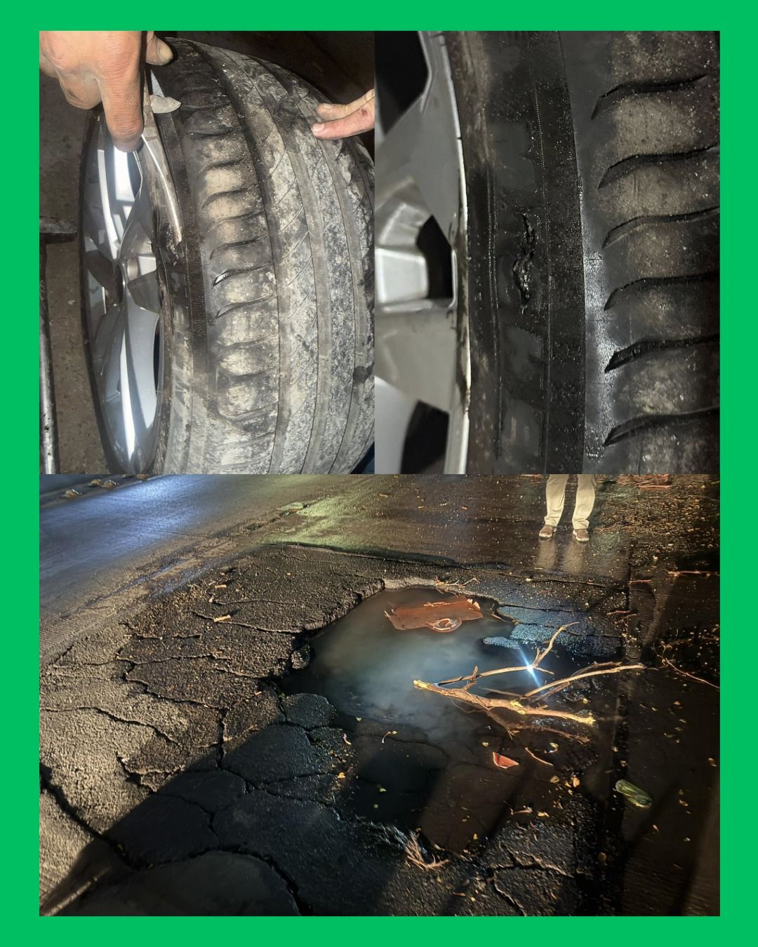 REPORTAN AL MENOS 8 VEHÍCULOS DAÑADOS POR MEGA BACHE EN AVENIDA AGUAMILPA