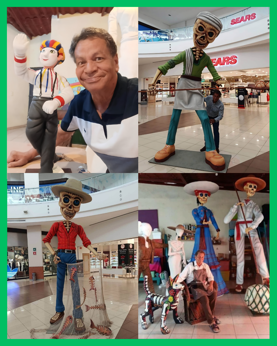 NAYARITA SORPRENDE CON SUS CREACIONES DE CATRINES EN TEPIC