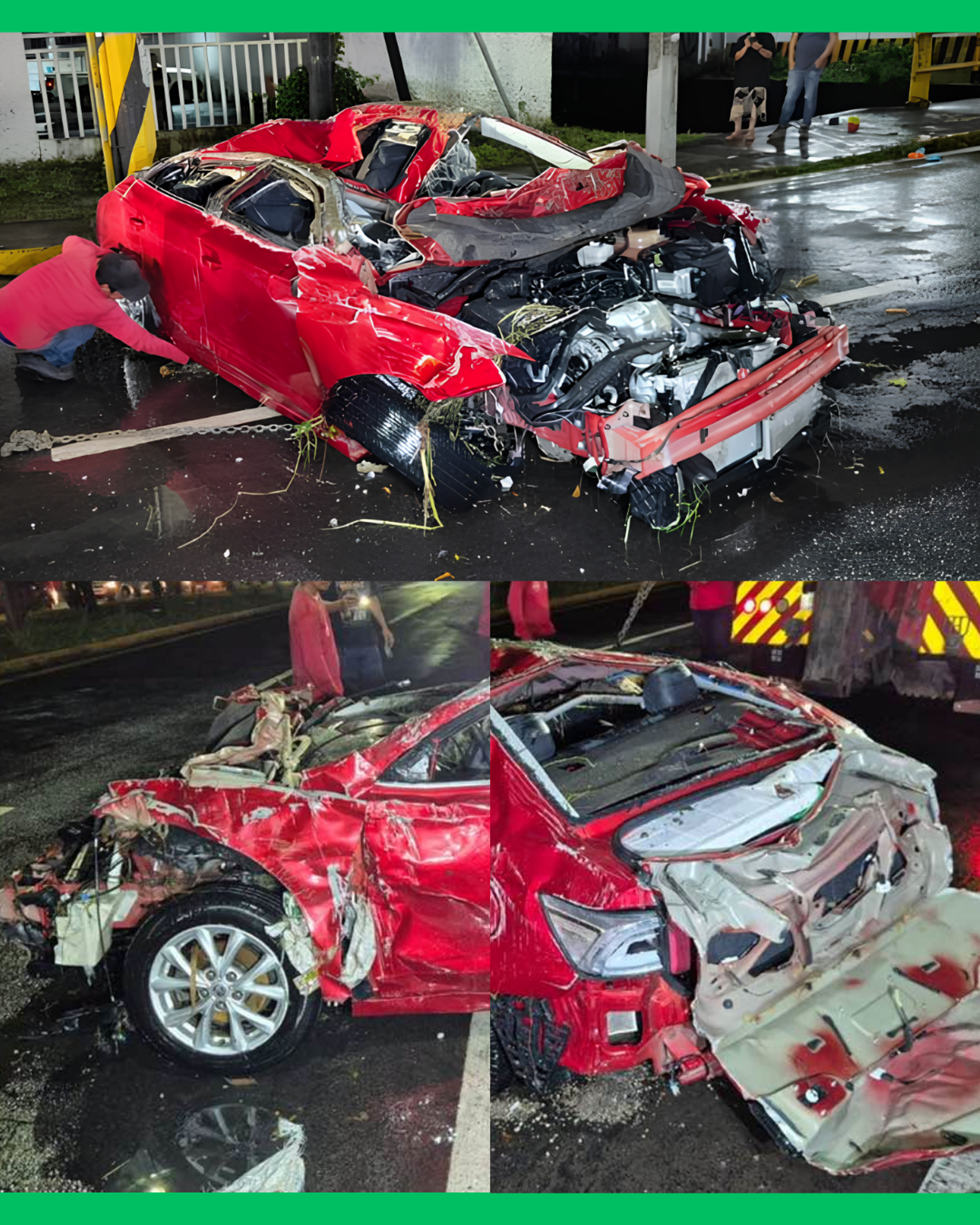 CORRIENTE ARRASTRÓ UN CARRO POR 2 KM, TRAS LA LLUVIA EN TEPIC 