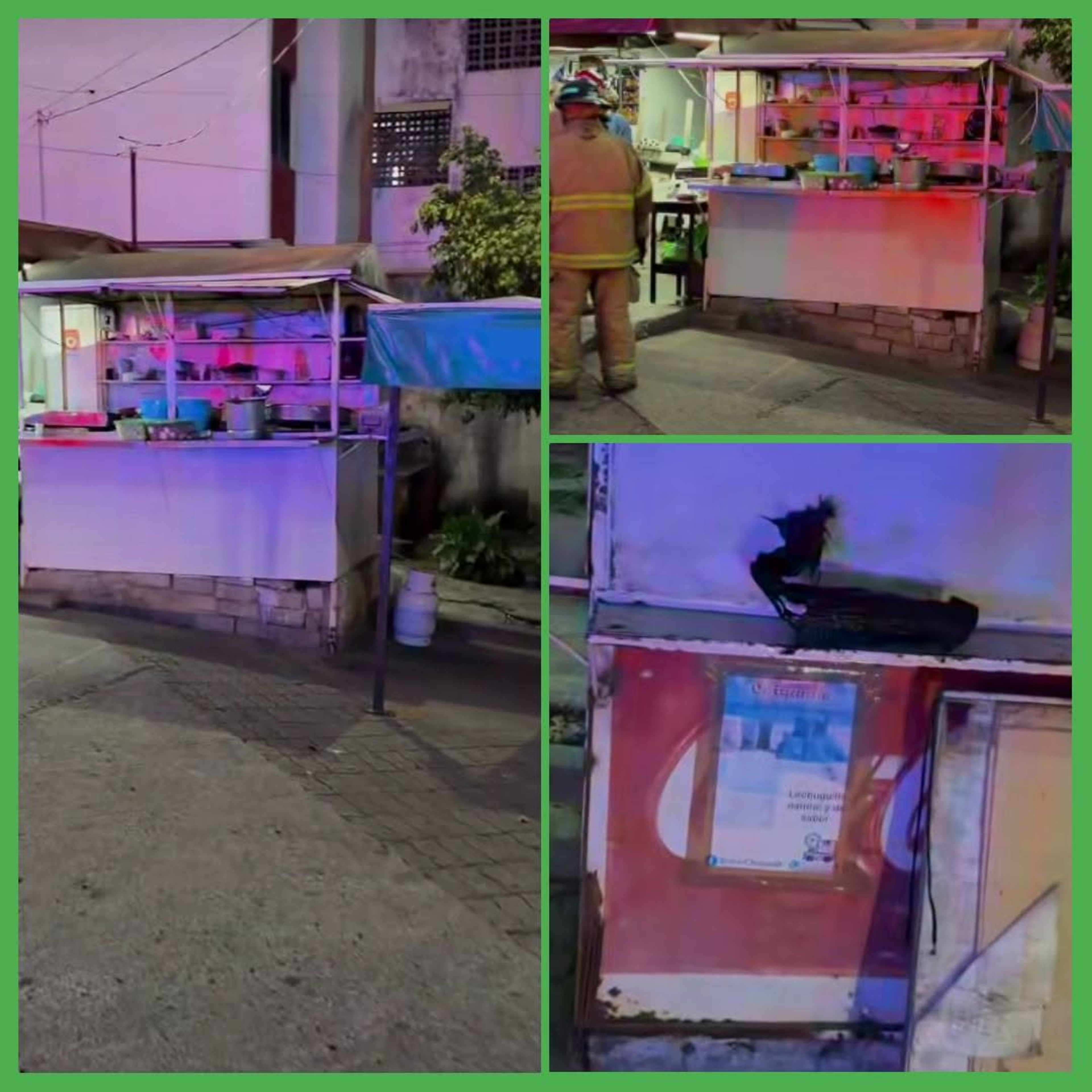 EXPLOSIÓN EN TAQUERÍA DEJA A DOS JÓVENES LESIONADO