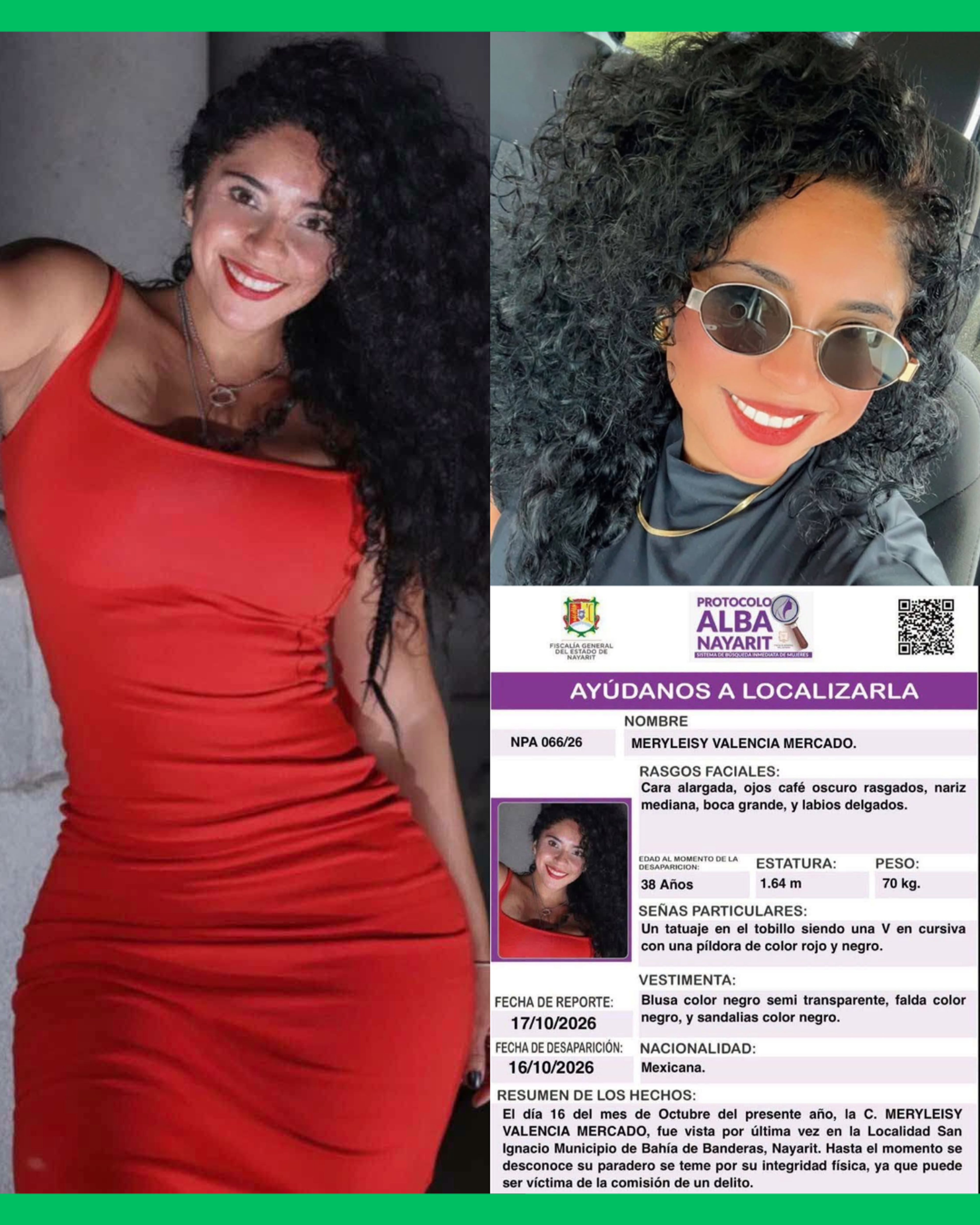 BUSCAN A MUJER DESAPARECIDA EN BAHÍA DE BANDERAS, NAYARIT