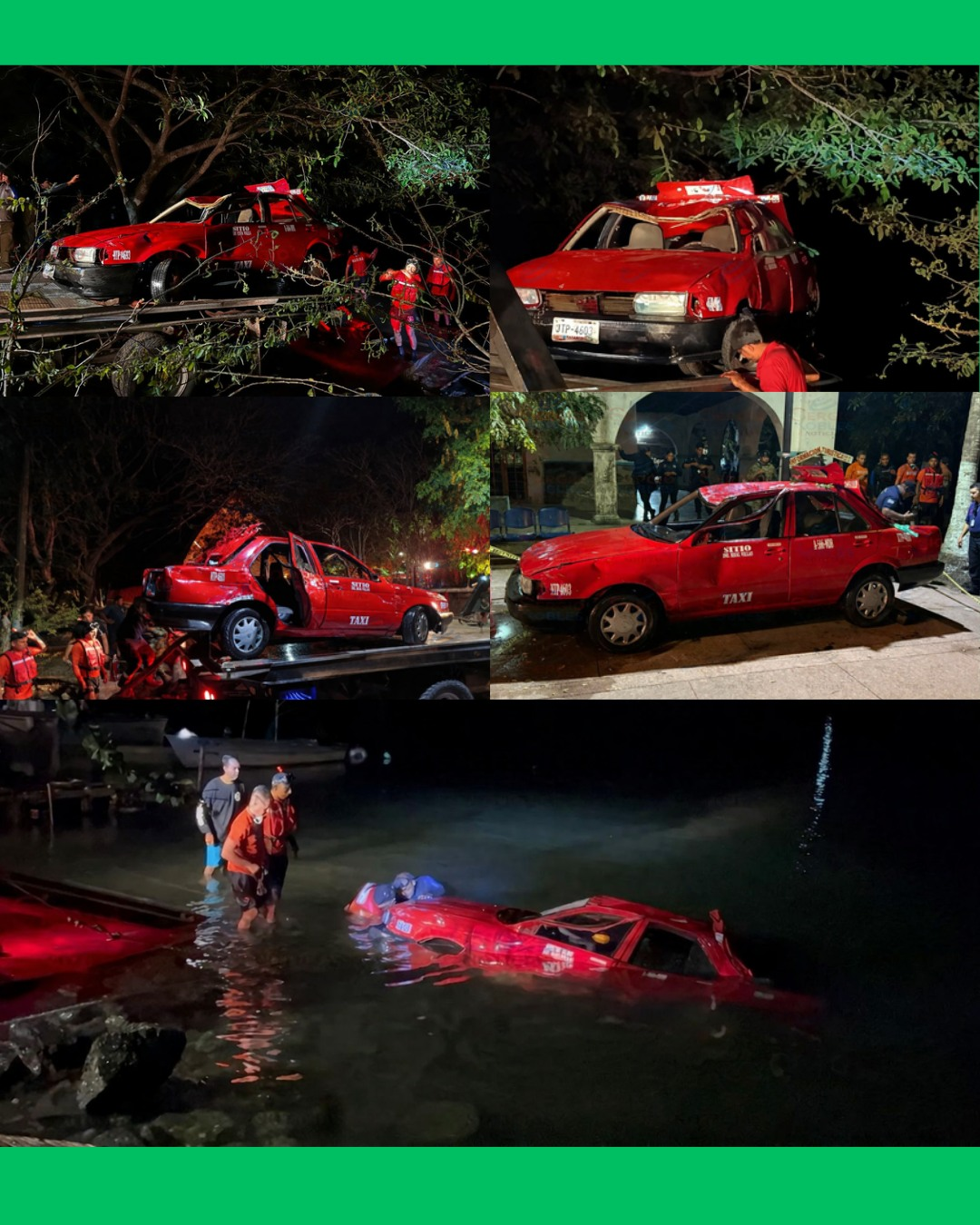 TRAGEDIA EN SAN BLAS: TAXI SE HUNDE EN EL MAR Y ENCUENTRAN A UN HOMBRE SIN V1D4