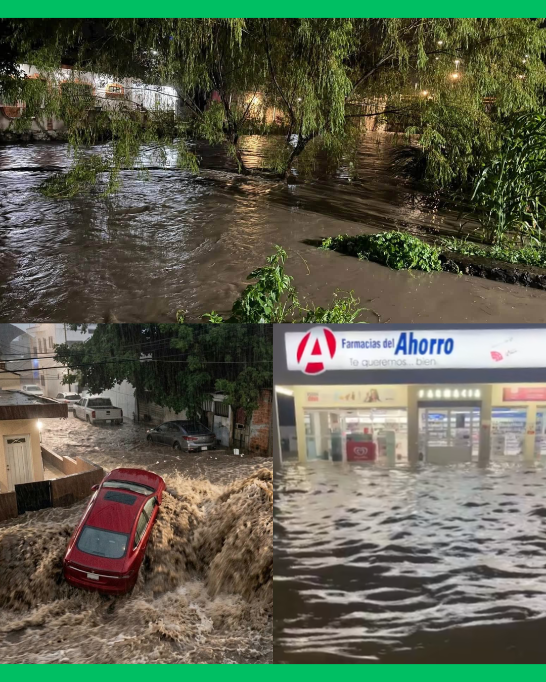 TORMENTA DEJÓ AFECTACIONES EN 5 COLONIAS Y AL MOLOLOA CERCA DEL DESBORDAMIENTO EN TEPIC