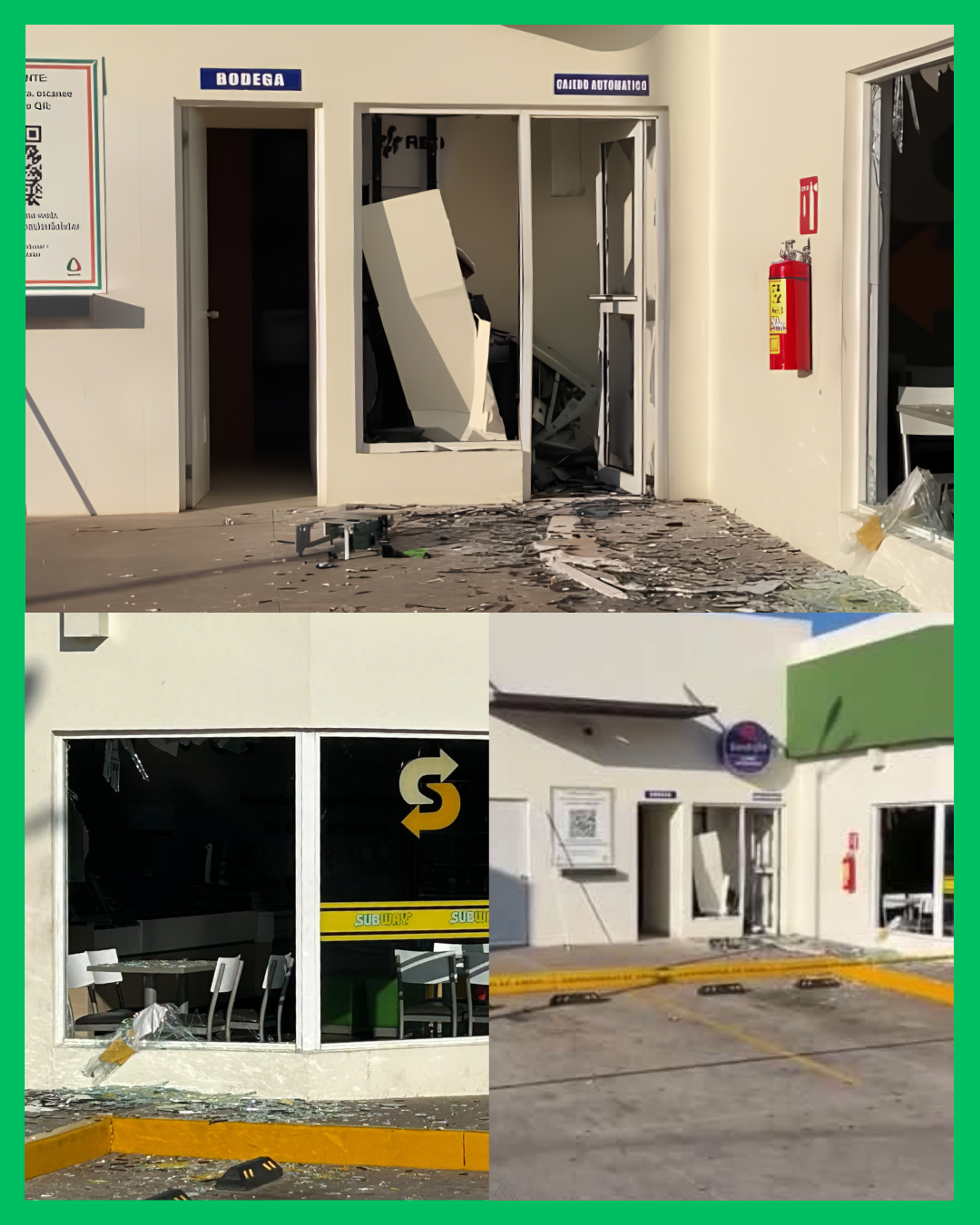 ROBAN EN OXXO, GASOLINERA Y CAJERO EN SANTA MARÍA DEL ORO