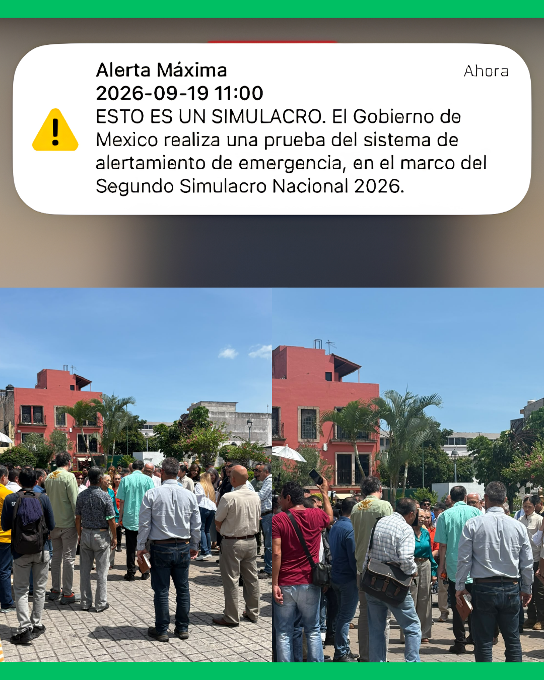 NAYARIT PARTICIPA EN SIMULACRO NACIONAL CON EVACUACIÓN EN PALACIO DE GOBIERNO