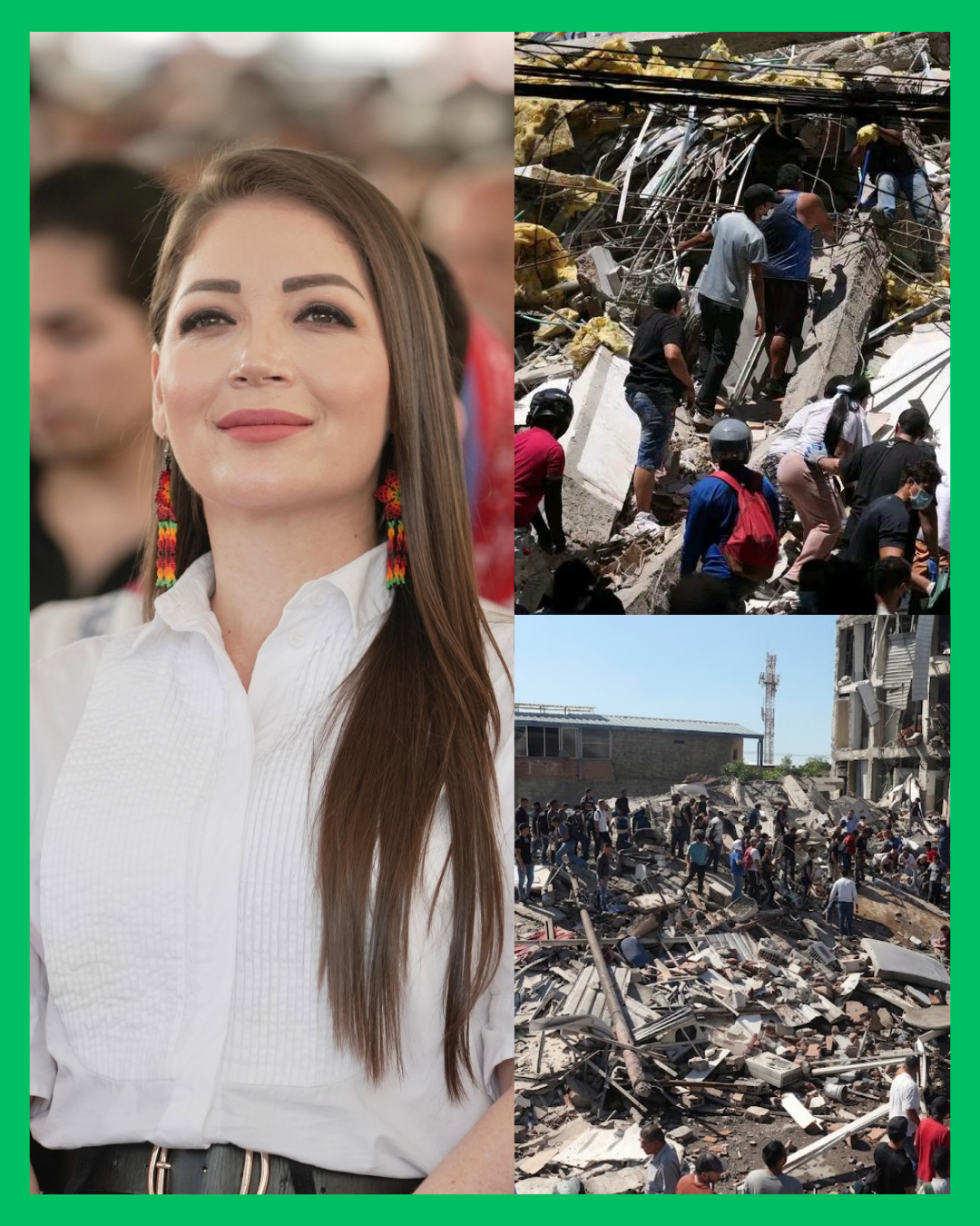 JASMIN BUGARIN BRINDA APOYO A NAYARITAS EN BOGOTÁ TRAS SISMO EN COLOMBIA