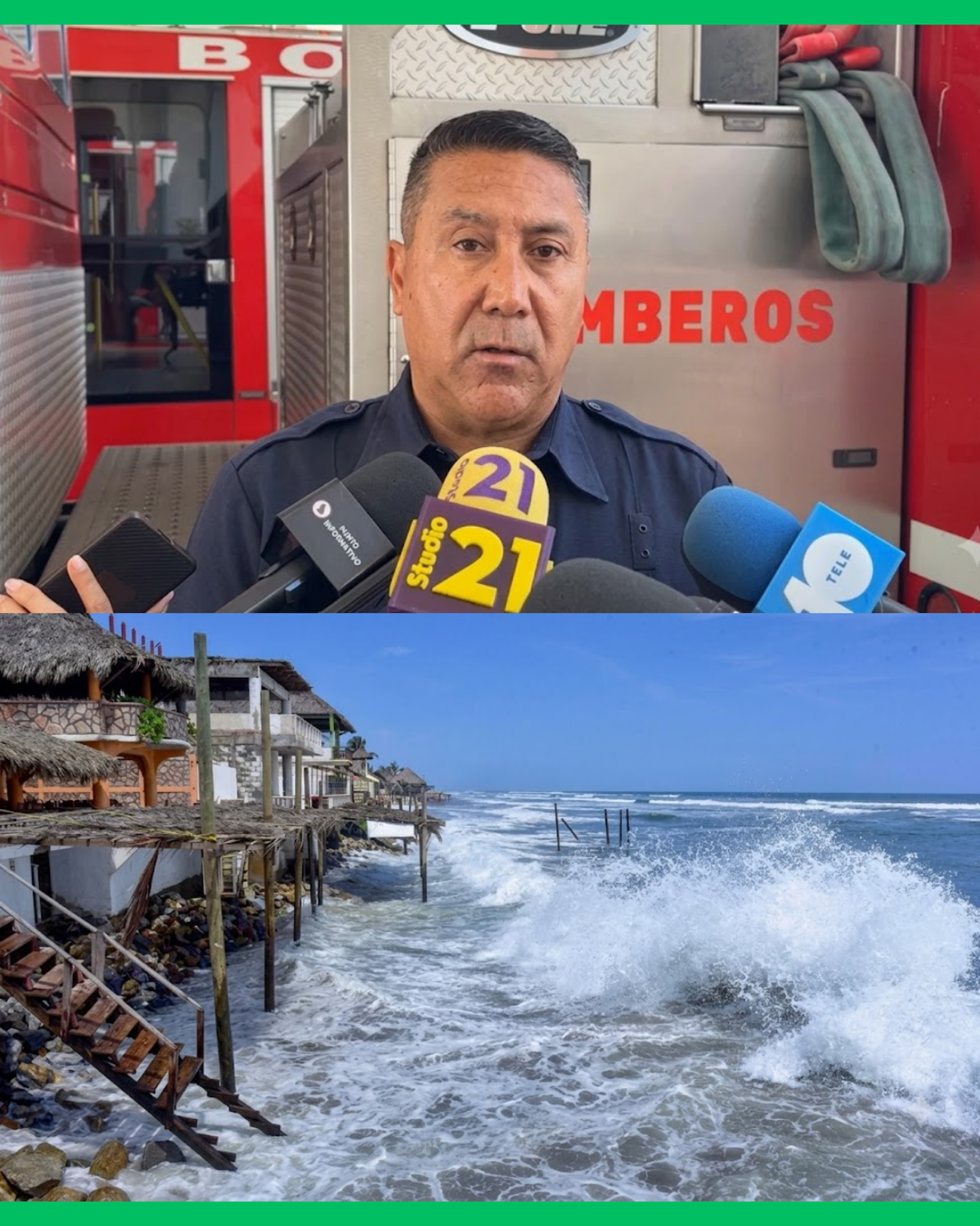  ¡MAR DE FONDO Y OLEAJE ELEVADO AFECTARÁN LAS PLAYAS DE NAYARIT!