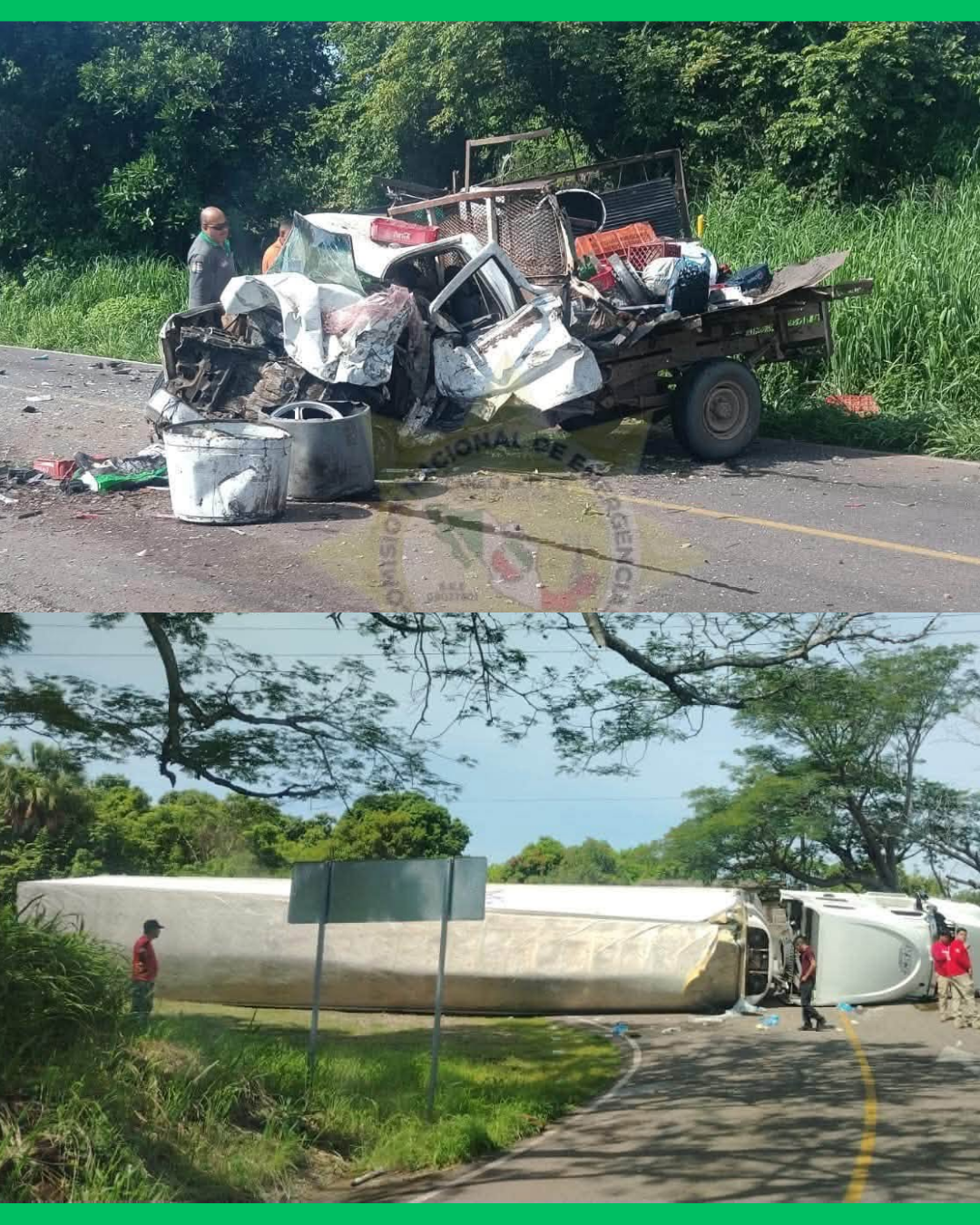 ¡HOMBRE QUEDA PRENSADO TRAS ACCIDENTE ENTRE CAMIONETA Y TRÁILER EN LA LIBRE TEPIC–MAZATLÁN!