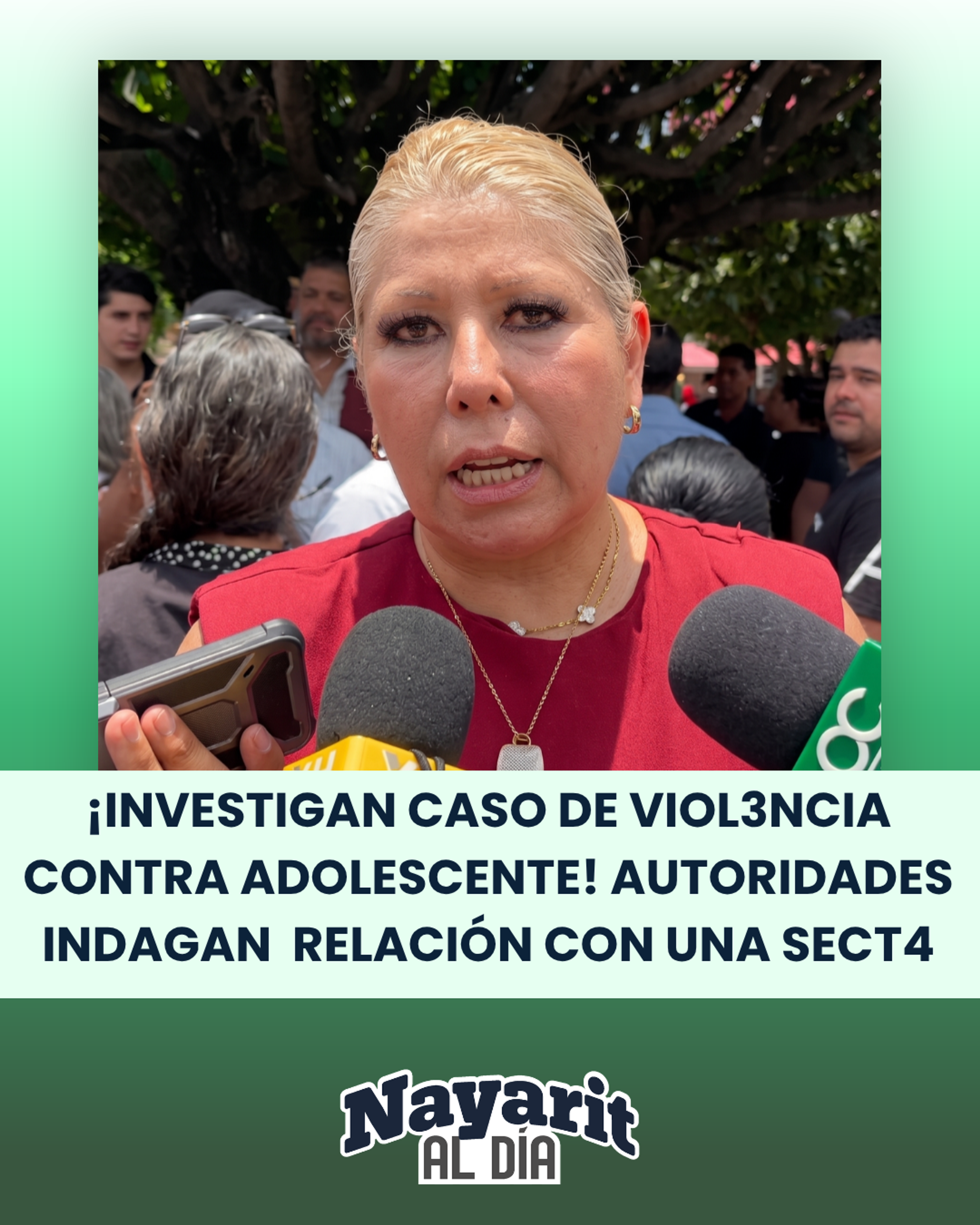 🚨😨 ¡INVESTIGAN CASO DE VIOL3NCIA CONTRA ADOLESCENTE EN TEPIC! AUTORIDADES INDAGAN POSIBLE RELACIÓN CON UNA SECT4