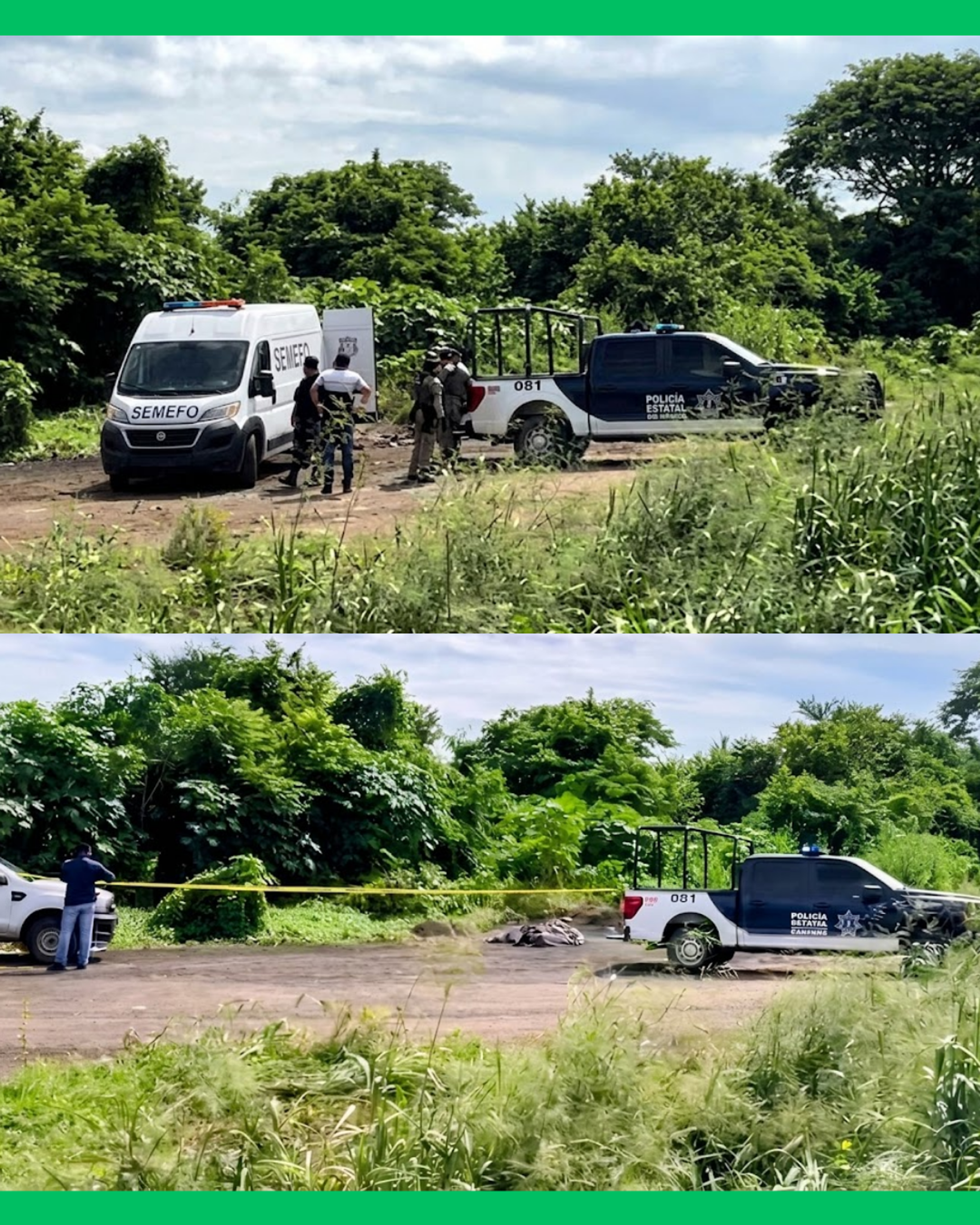 ENCUENTRAN A TRES PERSONAS SIN V1D4 EN LA CARRETERA DE ACAPONETA