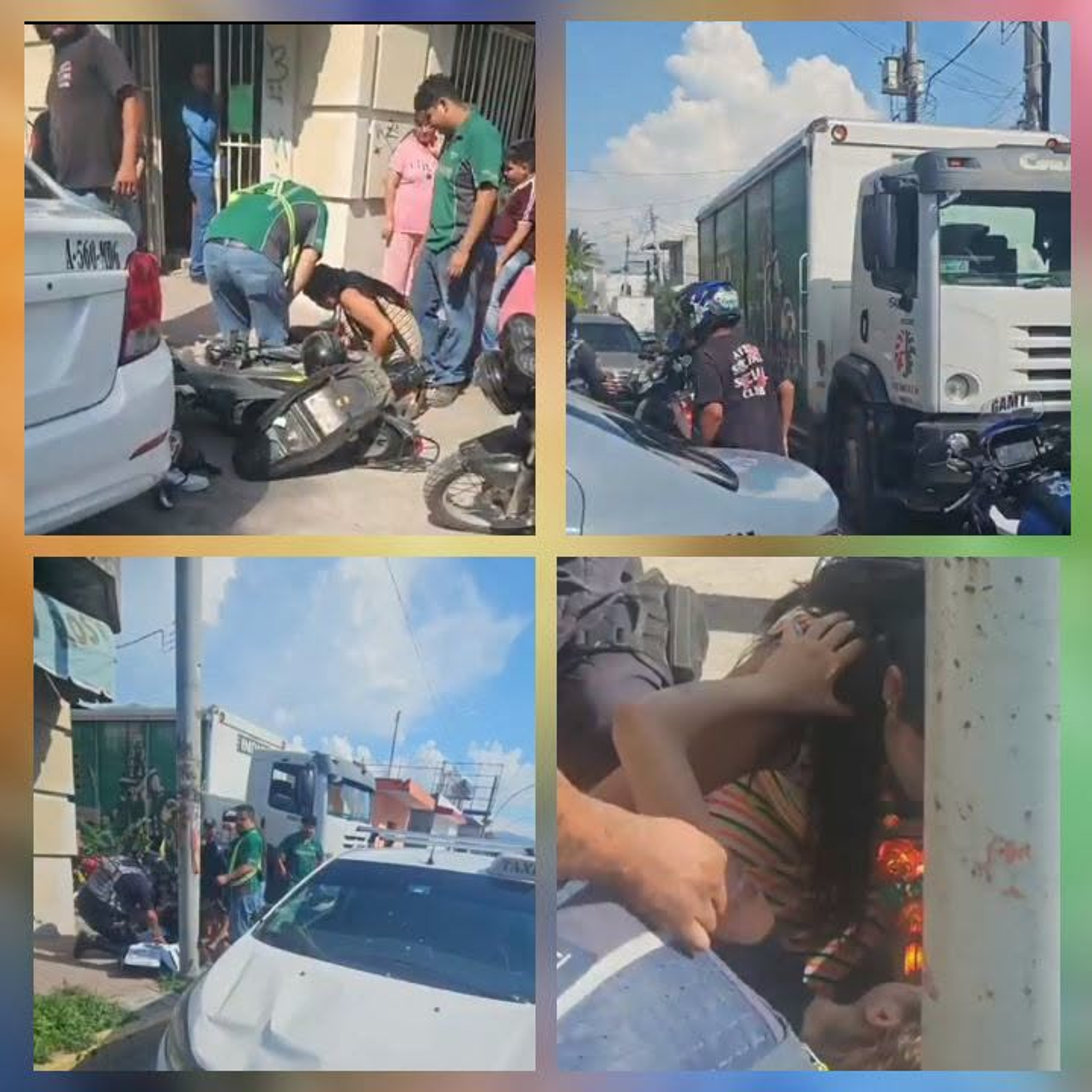 TRISTEZA Y JUSTICIA: ACCIDENTE DE MOTOCICLISTA POR CORTE DE CIRCULACIÓN