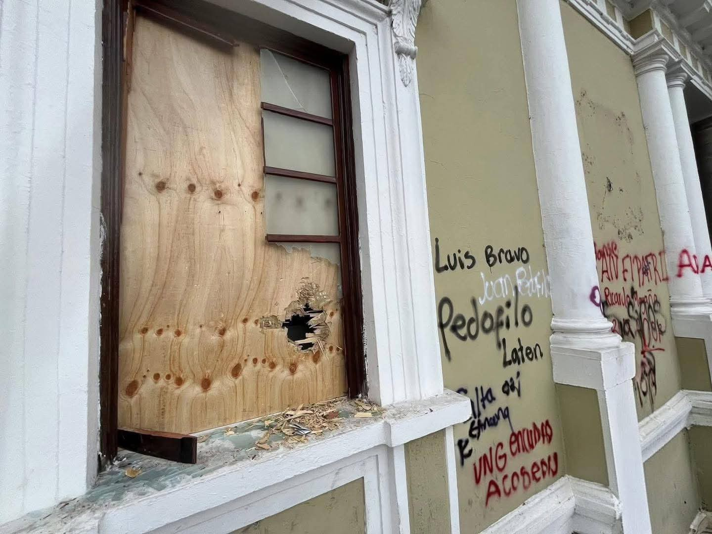 DESTROZOS EN TEPIC POR EL 8M