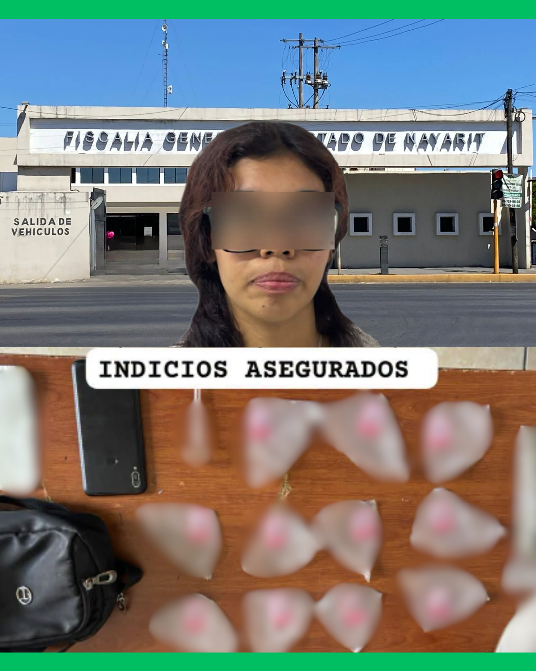DETIENEN A MUJER POR PRESUNTA VENTA ILEGAL DE SUSTANCIAS EN TEPIC