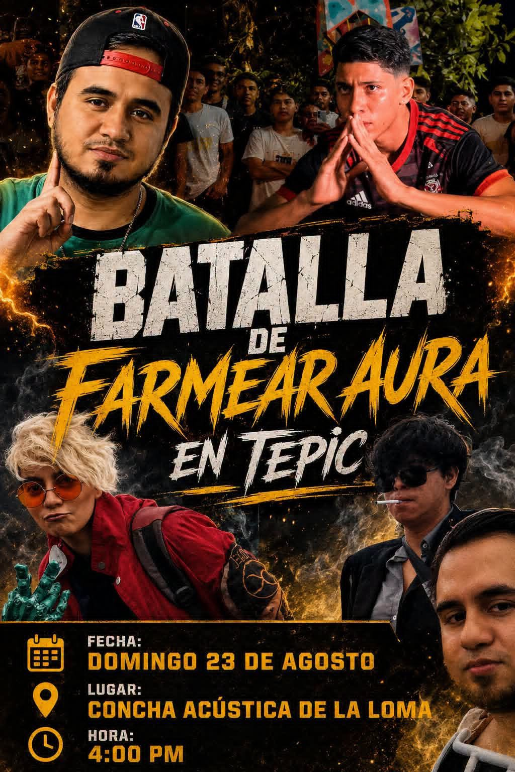 CONFIRMADO: HABRÁ BATALLAS PARA “FARMEAR AURA” EN TEPIC