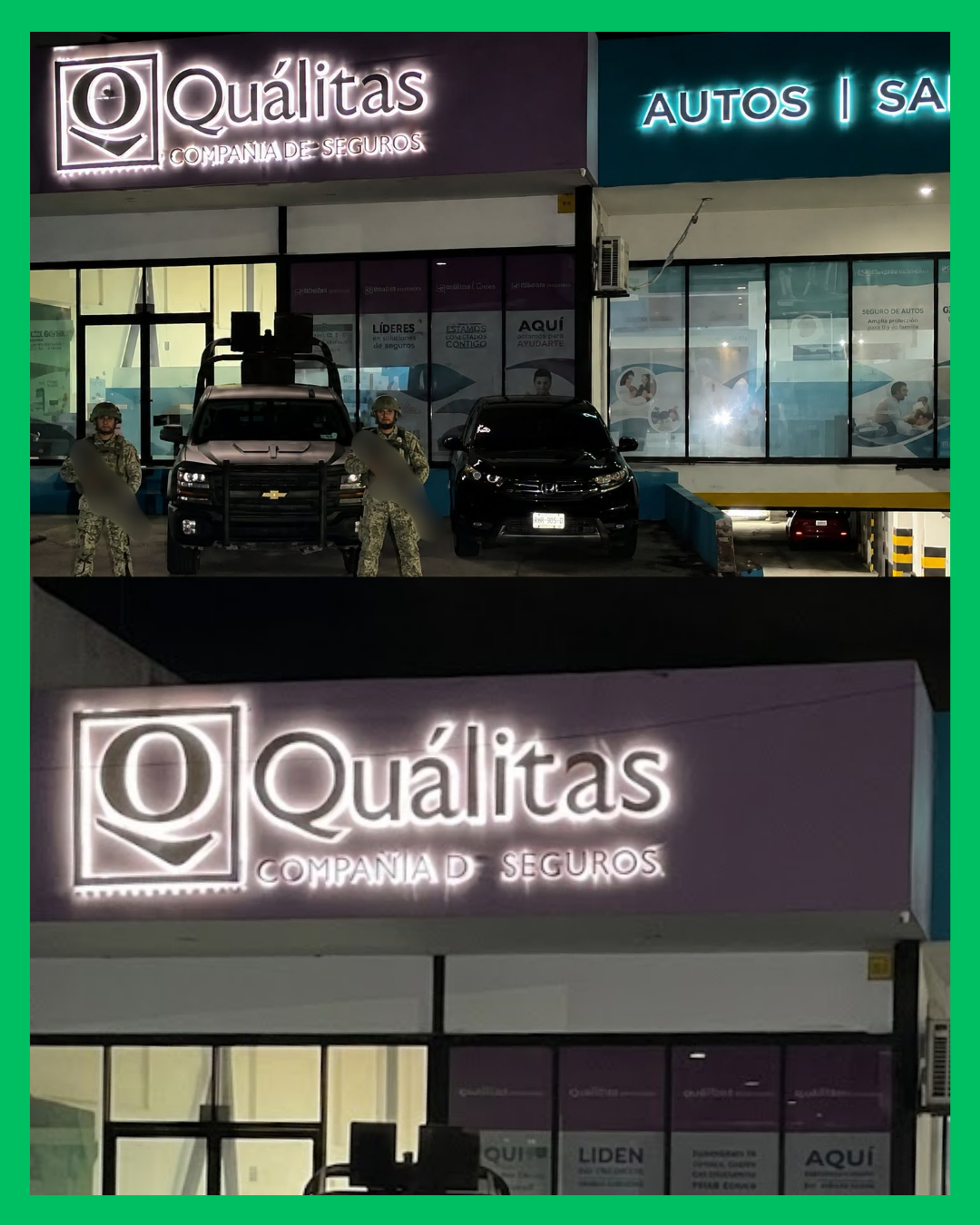 REALIZAN CATEO EN INSTALACIONES DE QUÁLITAS EN TEPIC Y ASEGURAN DOCUMENTO