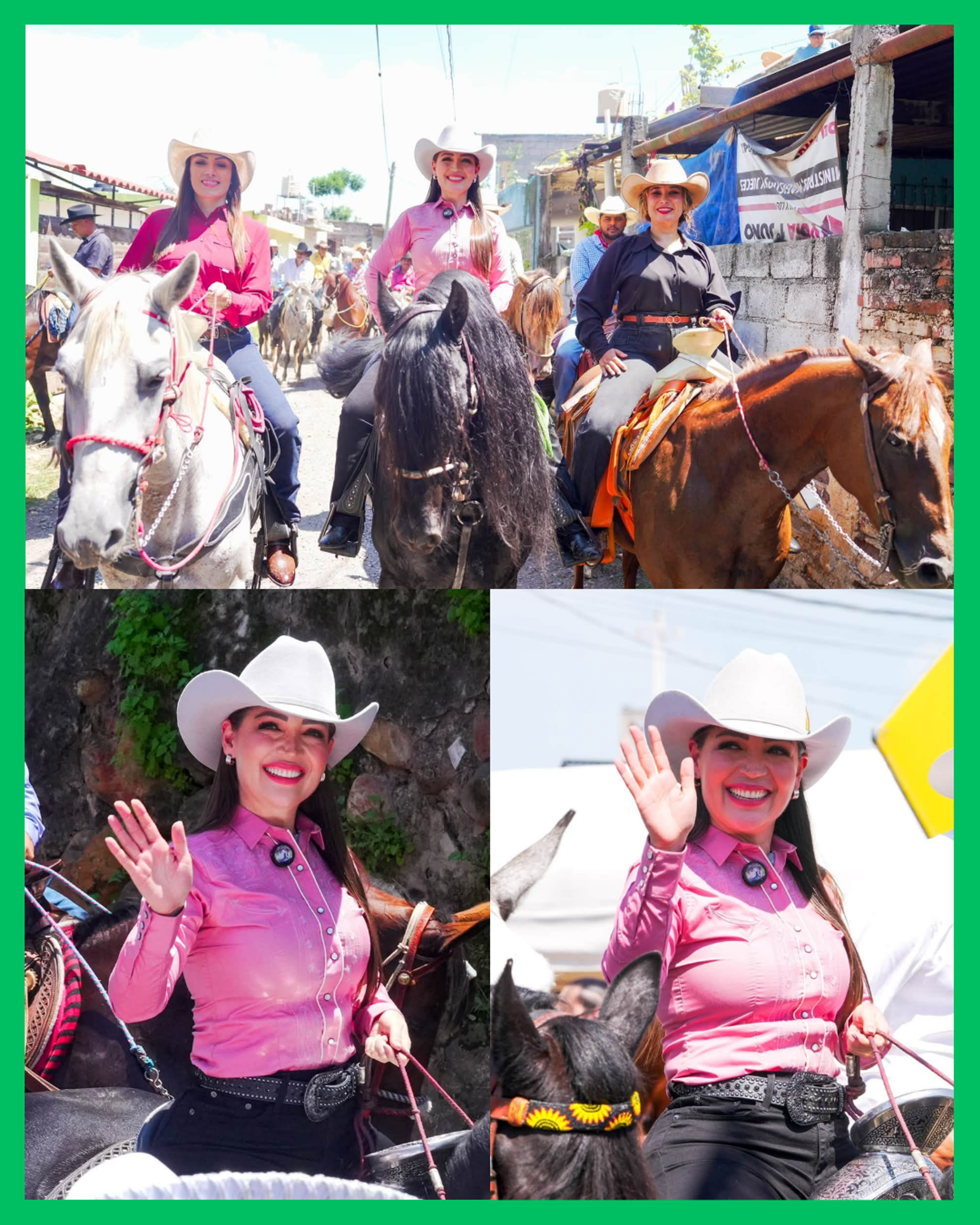 JASMIN BUGARIN SE SUMA A LA TRADICIONAL CABALGATA DE LA LABOR